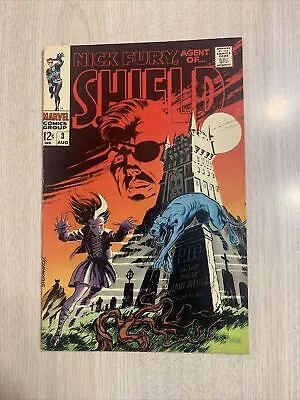 Buy Nick Fury Agent Of Shield 3 Vf/nm White Pages 1968 Steranko • 124.26£