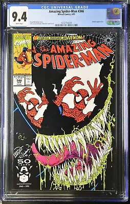 Buy Amazing Spider-Man 346 (Marvel 1991) - CGC 9.4 - White Pages!!  4423734009 • 35.78£