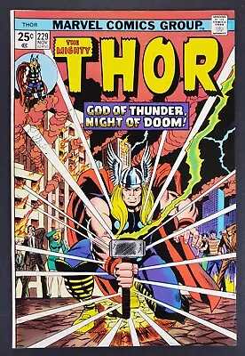 Buy The Mighty Thor #229 Hulk 181 Ad Marvel Comics 1974 • 31.06£