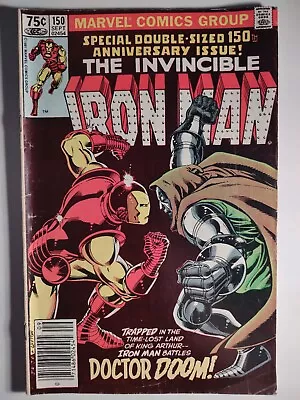 Buy Invincible Iron Man #150 Newsstand, VG+/4.5, Marvel 1981, Dr. Doom Battle Cover • 18.63£