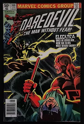 Buy Daredevil #168 Marvel Comics • January 1981 • Origin & 1st Appearance Of Elektra • 155.31£