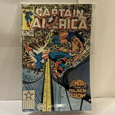 Buy 1984 Marvel Comics #292 Captain America Beware The Black Crow VF+/- • 6.22£