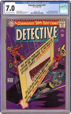 Buy Detective Comics #351 CGC 7.0 1966 4338111021 • 147.56£