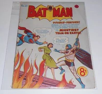 Buy BATMAN 31 K.G. Murray AUSTRALIA 8d VARIANT 1952 Super-rare Vintage SUPERMAN 76 • 750£