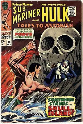 Buy Tales To Astonish #96 Sub Mariner! Hulk! Silver Age! Marvel 1967 VG • 11.66£