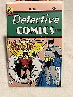 Buy Detective Comics #38 Nm Facsimile Edition 1st Robin (2022) Dc! • 6.61£