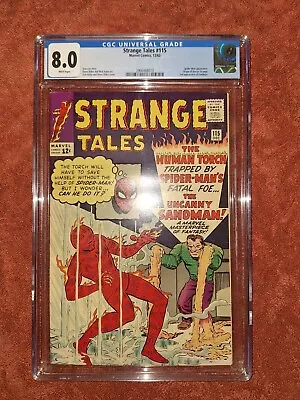 Buy Strange Tales #115 1963 (Origin Of Doctor Strange) CGC8.0 WHITE PAGES • 854.26£