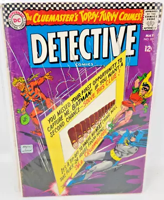 Buy DETECTIVE COMICS #351 1966 DC 6.0 Silver Age 1ST APP CLUEMASTER Infantino • 31.06£