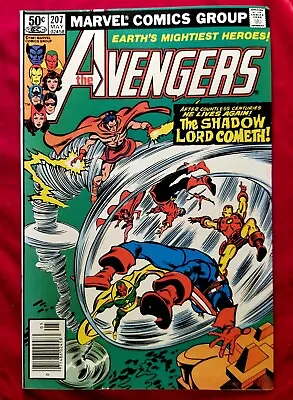 Buy 1981 The AVENGERS #207 NEWSSTAND 80s Thor Spiderman The Shadow App Ironman Comic • 6.21£