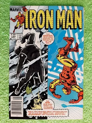 Buy IRON MAN #194 VF Newsstand Canadian Price Variant RD5580 • 2.92£