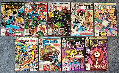 Buy FANTASTIC FOUR #236,240,241,244 -248,251 JOHN BYRNE Lot Marvel 1981 VF To NM- • 69.89£