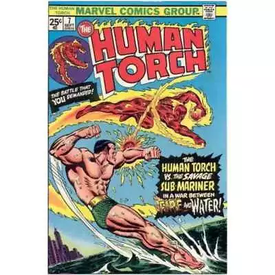 Buy Human Torch #7  - 1974 Series Marvel Comics VF Minus Full Description Below [v* • 13.14£