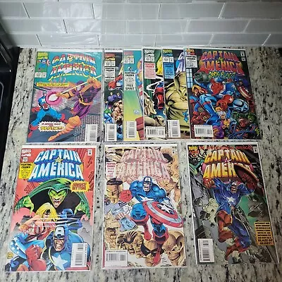 Buy Captain America Comic Book Lot Of 9 422, 430, 431, 432, 433, 434, 435, 437, 438 • 10.49£