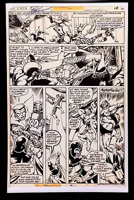 Buy Uncanny X-Men #112 Pg. 14 By John Byrne 11x17 FRAMED Original Art Print Magneto • 46.55£