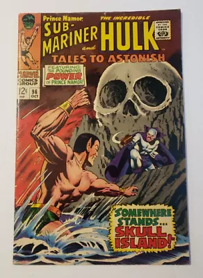 Buy Tales To Astonish 96 Hulk Sub-mariner Vs High Evolutionary Skull 1967 Marvel • 23.34£