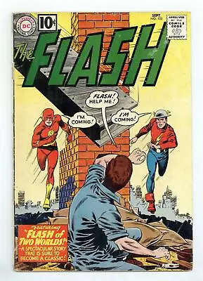 Buy Flash #123 GD- 1.8 1961 1st SA App. Of GA Flash, 1st Mention Of Earth-2 • 458.20£