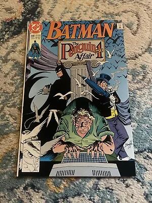 Buy Batman # 448 Vg/f Dc Comic 1990 Copper Age The Penquin Affair! • 3.88£