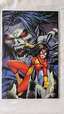 Buy Spider Woman #1 - Tyler Kirkham Morbius Virgin Variant  - NM • 20£