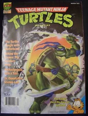 Buy Teenage Mutant Ninja Turtles Tmnt 7 June Welsh Magazine Shredder Poster 1992 Fn+ • 7.77£