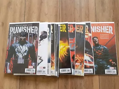 Buy Punisher Marvel Comics Jason Aaron Full Run #1-12 Job Lot • 20£