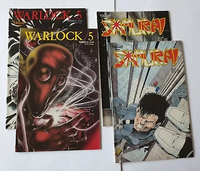 Buy WARLOCK 5  Issues 16 & 17 SAMURAI 15 & 16 ( 4 Issue Set ) AIRCEL COMICS  • 6.99£