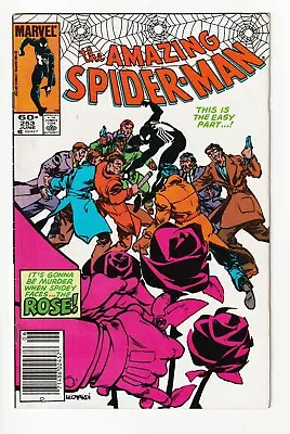 Buy The Amazing Spider-Man #253 NEWSSTAND (1984, Marvel) 1st Print 1st The Rose • 13.97£
