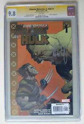 Buy Ultimate Wolverine Vs. Hulk #1 (2005) CGC 9.8 Signature Series Damon Lindelof • 70£