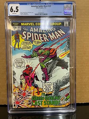 Buy Marvel Comics The Amazing Spider-Man Issue #122 July 1973 CGC 6.5 White Pages • 307.54£