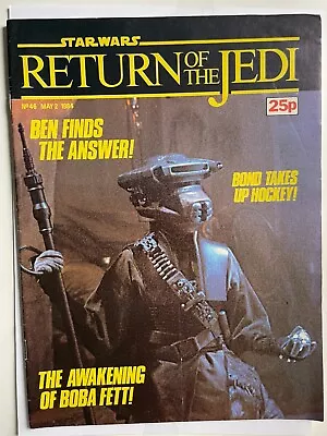 Buy Star Wars Weekly, Vintage Marvel UK Comic Return Of The Jedi No.46 • 1.95£