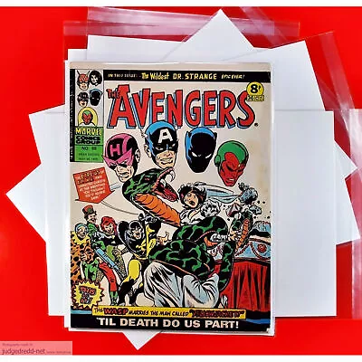 Buy The Avengers 88     1 Marvel Comic Book Bag And Board 24 5 75 UK 1975 (Lot 2419 • 7£