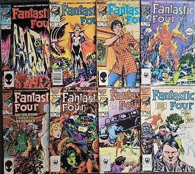 Buy Fantastic Four 280, 281, 287-292 Marvel Comics Book Lot Vol. 1 KEY John Byrne 1 • 27.97£
