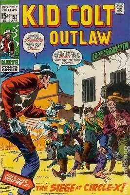 Buy Kid Colt Outlaw #153 VG 4.0 1971 Stock Image Low Grade • 6.77£