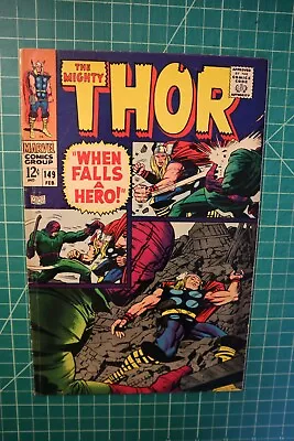 Buy Thor #149 1968 Mid Grade/fn Blackbolt/inhumans Backstory Lee/kirby Story/art • 31.06£