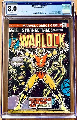 Buy Strange Tales #178 CGC 8.0 WP (Marvel 1975) Warlock Stories Begin, 1st Magus • 77.66£