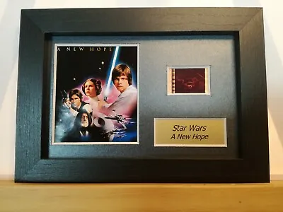 Buy Star Wars A New Hope 6  X 4  Genuine 35mm Film Cell Display Framed/Unframed • 15£
