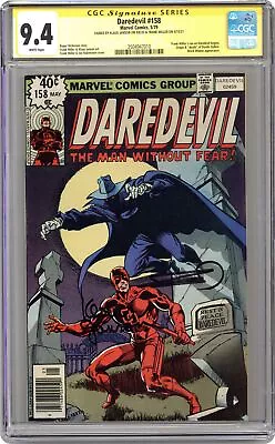 Buy Daredevil #158 CGC 9.4 SS Janson/Miller 1979 2504947010 • 481.50£