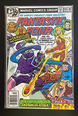 Buy Fantastic Four #204 (1979) 1st Nova Corps/queen Adora/tanak Valt - (9.0) Vf/nm • 12.04£