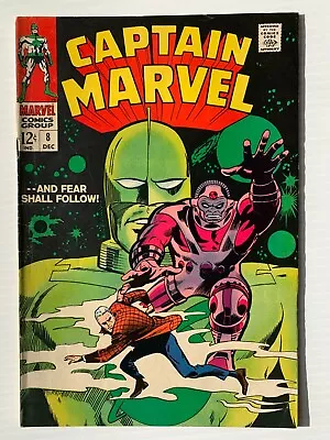 Buy Captain Marvel #8 1968 -  ...And Fear Shall Follow!  • 42.71£