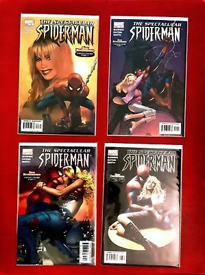 Buy Spectacular Spider-man #23,24,25,26 Greg Land Cover Set Sins Remembered Nm • 11.65£