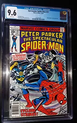 Buy SPECTACULAR SPIDER-MAN #23 1978 Marvel Comics CGC 9.6 Near Mint + White Pages • 66£
