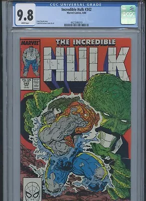 Buy Incredible Hulk #342 1988 CGC 9.8 • 97.08£