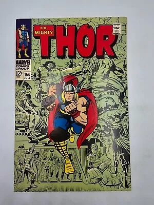 Buy Thor Marvel Comics # 154 1st Appearance Of Mangog • 126.46£