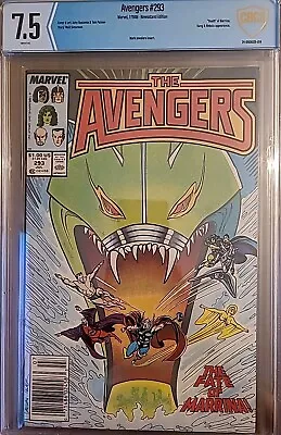 Buy Avengers # 293 (Jul. 1988, Marvel) Mark Jewelers Insert; CBCS VF- (7.5) • 69.89£