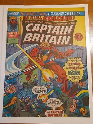 Buy Captain Britain #3 Oct 1976 Good/VGC 3.0 Hurricane • 4.99£