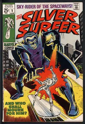 Buy Silver Surfer #5 7.0 // 1st Appearance Of Al Harper Marvel Comics 1969 • 90.86£
