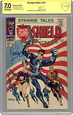 Buy Strange Tales #167 CBCS 7.0 SS Jim Steranko 1968 23-211DCD8-032 • 205.80£