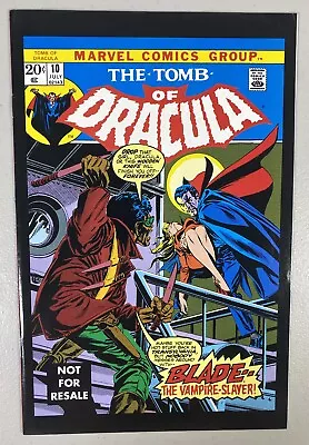 Buy Tomb Of Dracula #10 1st Blade Appearance HUGE KEY ISSUE Not For Resale Print VF • 23.29£