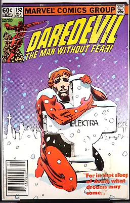 Buy DAREDEVIL #182 VG- 1982 Punisher Kingpin Frank Miller Marvel Comics • 3.84£