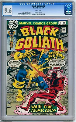 Buy Black Goliath 2 CGC Graded 9.6 NM+ White Marvel Comics 1976 • 46.64£