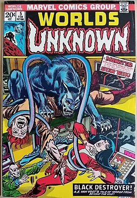 Buy Worlds Unknown #5 - FN- (5.5) - Marvel 1974 - 20 Cents Copy - Adkins Art • 8.99£